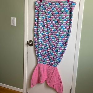 Justice mermaid tail beach towel